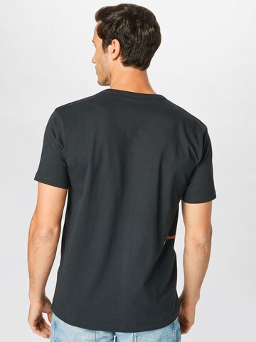 Cleptomanicx T-Shirt 'Möwe Color' in Schwarz