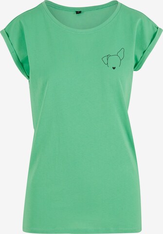 Urban Classics T-Shirt 'Dog' in Grün: Vorderseite