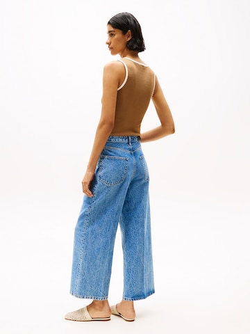 TOMMY HILFIGER Wide Leg Jeans i blå