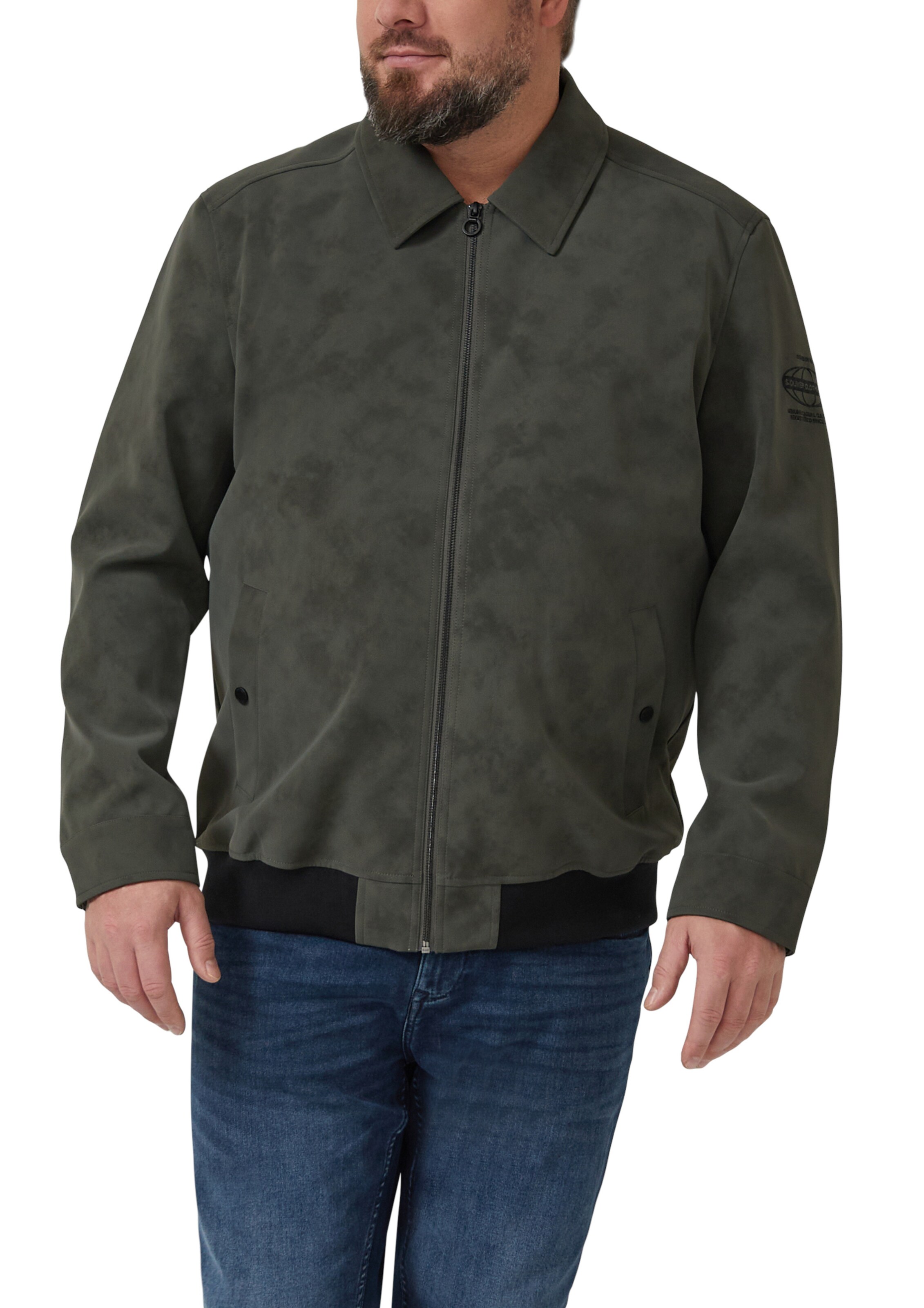 s.Oliver Tussenjas in Grijs: voorkant