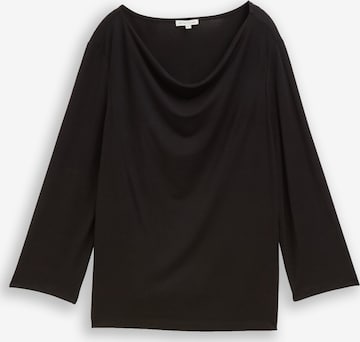 TOM TAILOR Shirt in Schwarz: Vorderseite