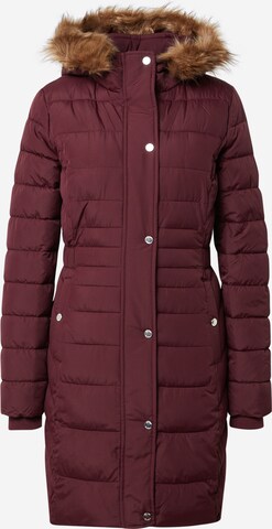 HOLLISTER Зимнее пальто в Красный: спереди