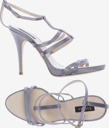 ESCADA Sandals & High-Heeled Sandals in 39 in Blue: front