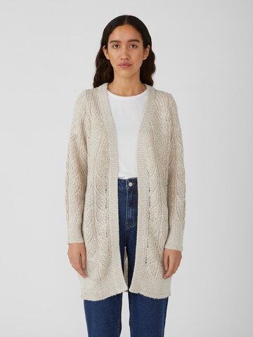 OBJECT Knit Cardigan 'Nova Stella' in Beige: front