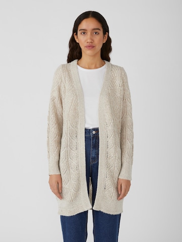 OBJECT Knit cardigan 'Nova Stella' in Beige: front