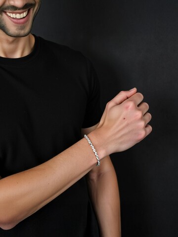 Tony Fein Bracelet 'Kordel' in Silver