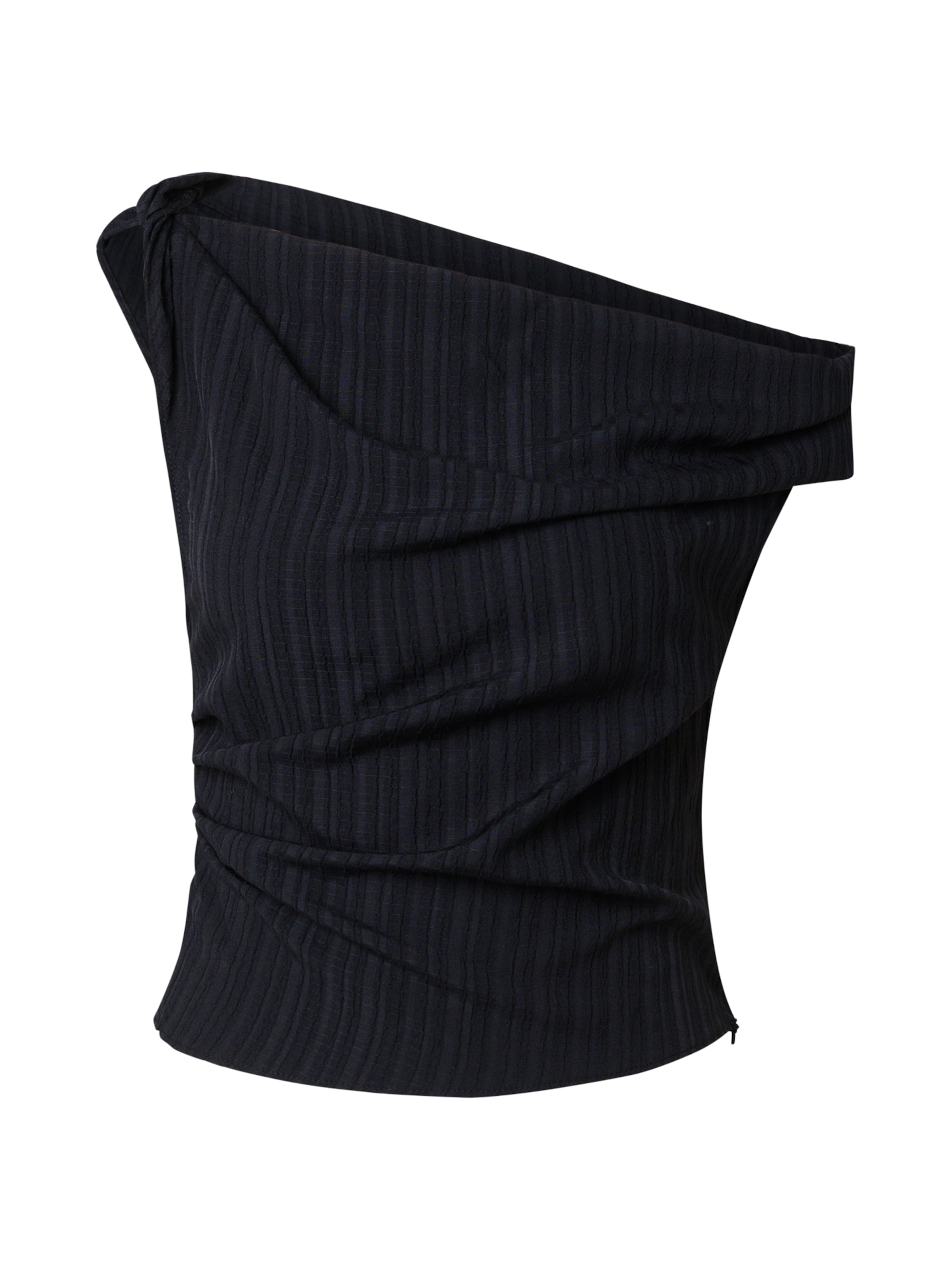 TOPSHOP Top | črna barva: sprednja stran