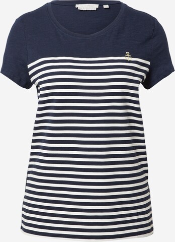 T-shirt TOM TAILOR DENIM en bleu : devant