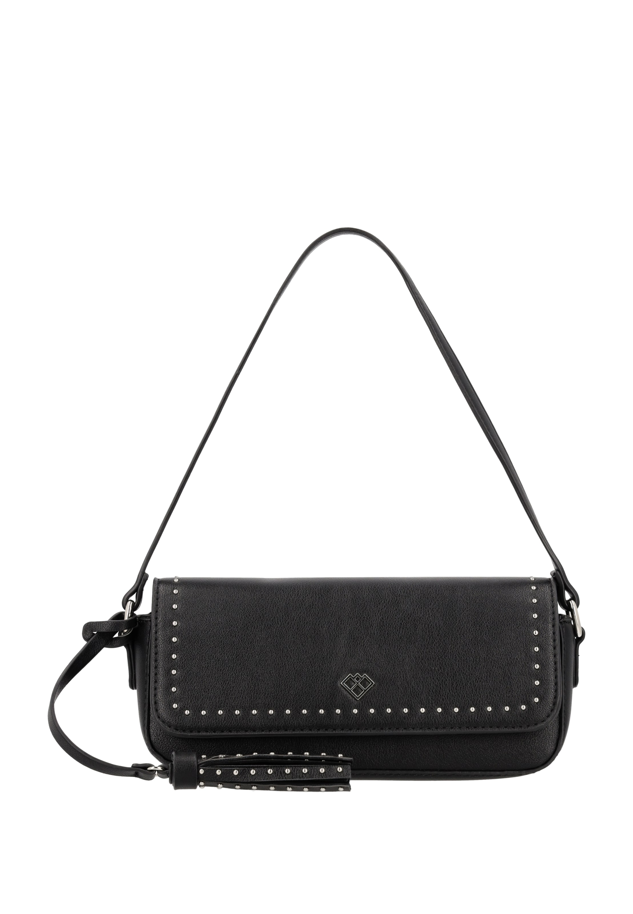 melns myMo ROCKS Pleca soma: no priekšpuses