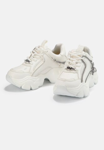 BUFFALO - Zapatillas deportivas bajas 'Binary Chain' en blanco