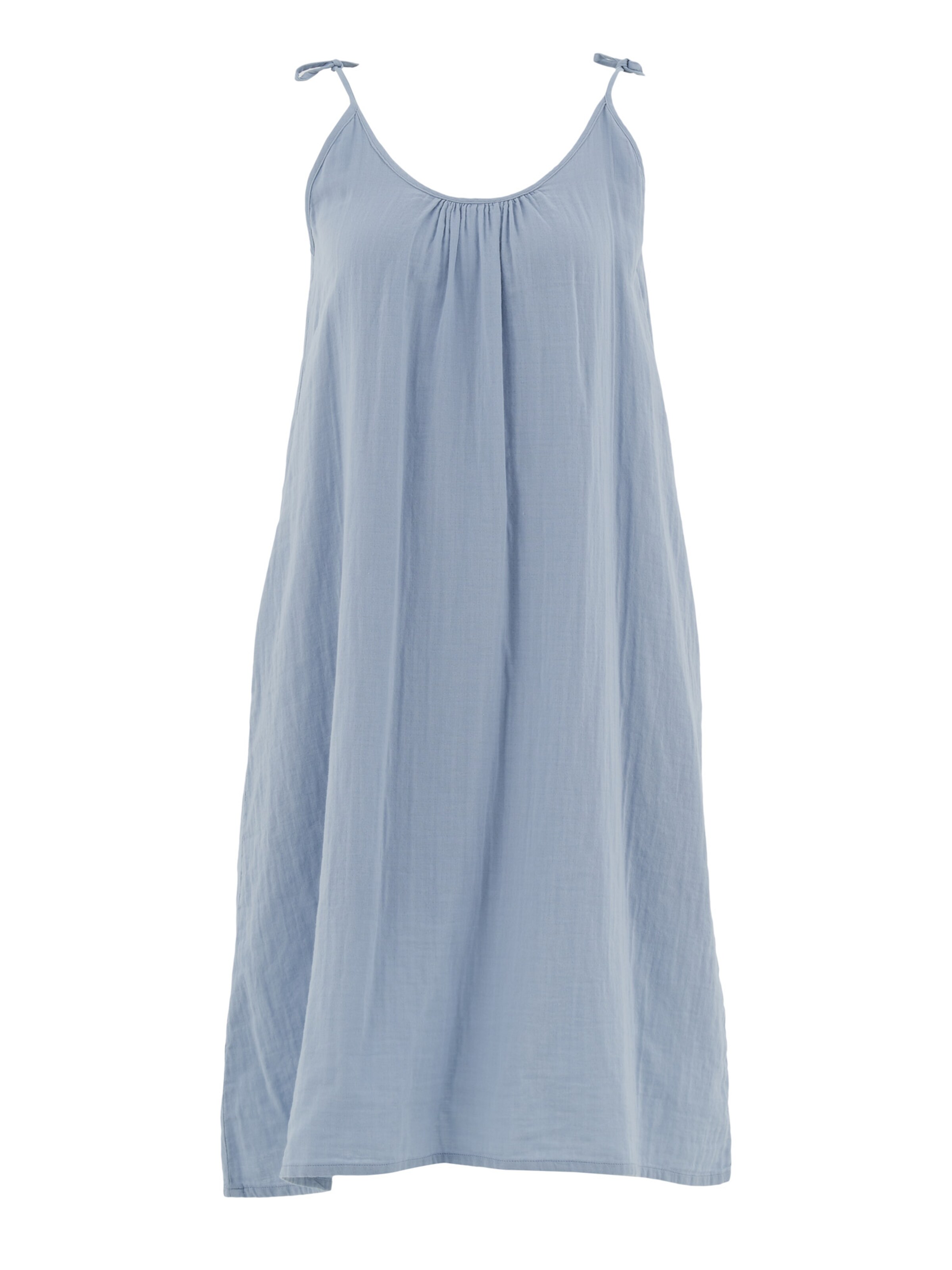 Organication Summer Dress in Blue: front