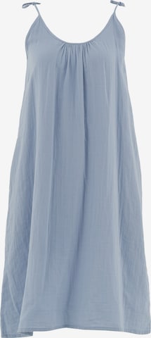 Organication Kleid in Blau: Vorderseite