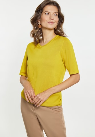 Pull-over Usha en jaune : devant