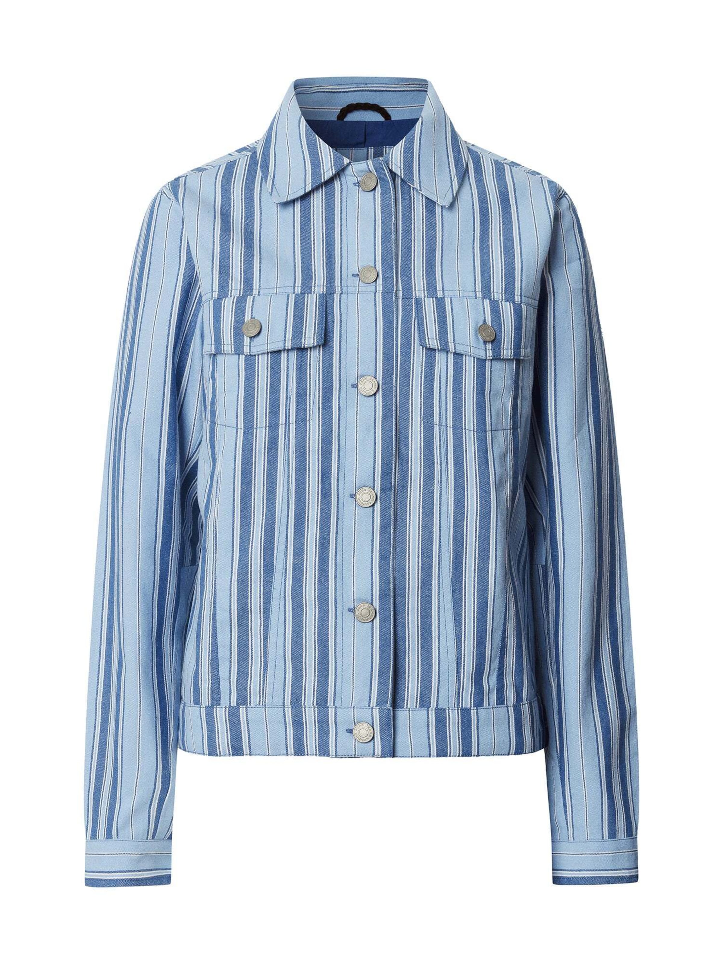 Pepe Jeans Tussenjas 'Karol' in Blauw: voorkant