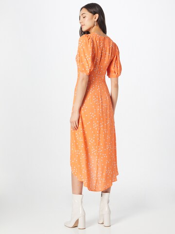 Closet London Dress in Orange