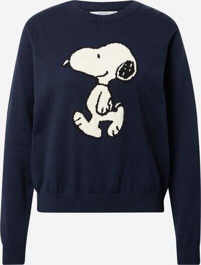 Pulover 'Arendal Snoopy' DEDICATED. pe bleumarin / negru / alb, Vizualizare produs