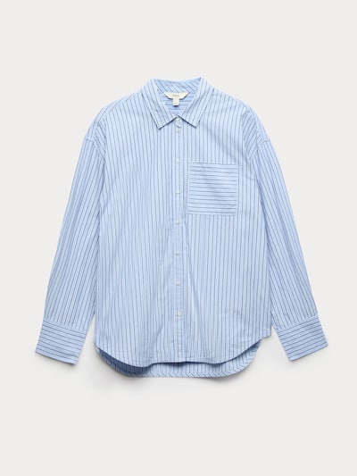 Marks & Spencer Blouse in 6XL in de kleur Lichtblauw / Donkerblauw, Productweergave