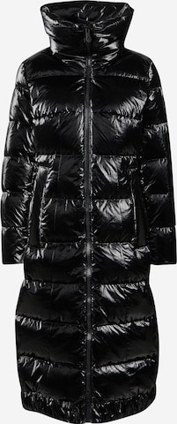 Peuterey Χειμερινό παλτό σε μαύρο: μπροστά