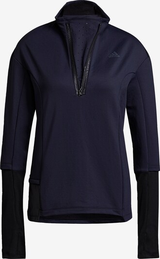 ADIDAS PERFORMANCE Sweatshirt in dunkellila / schwarz, Produktansicht