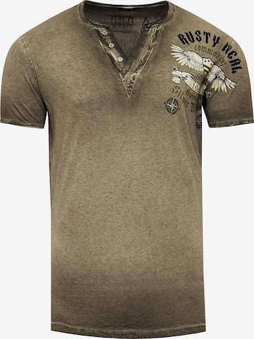 Rusty Neal Shirt in Brown: front