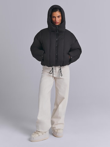 AEMMI Zimní bunda 'OVERSIZED RECYLED DOWN PUFFER JACKET' – černá