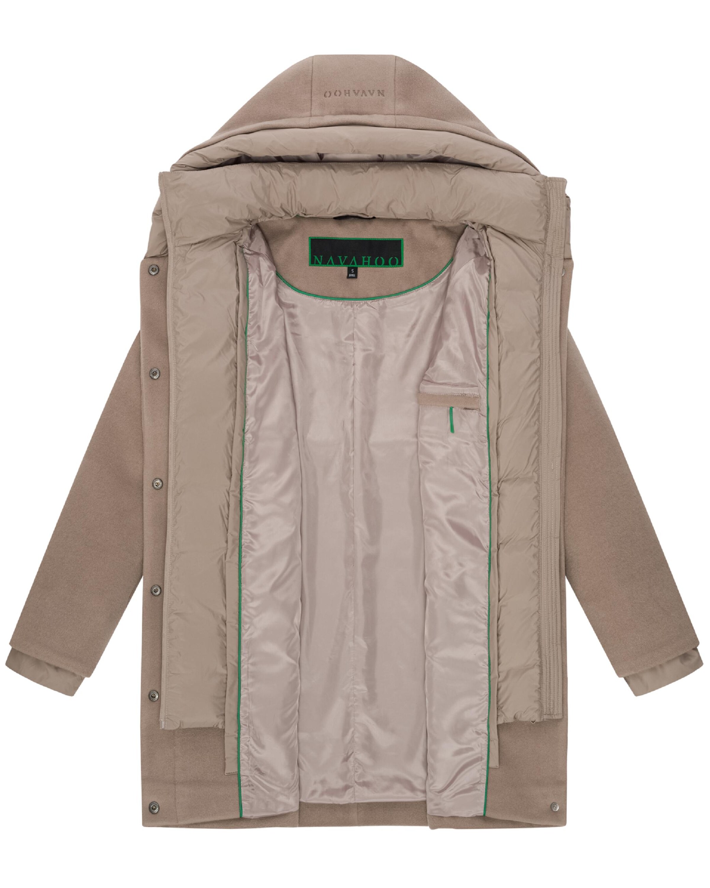 NAVAHOO Зимнее пальто 'Flauschwunder 14' в Бежевый