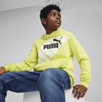 PUMA Sweatshirt 'POWER' in Groen: voorkant