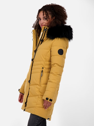 Alife and Kickin Winter Coat 'Amalia' in Yellow