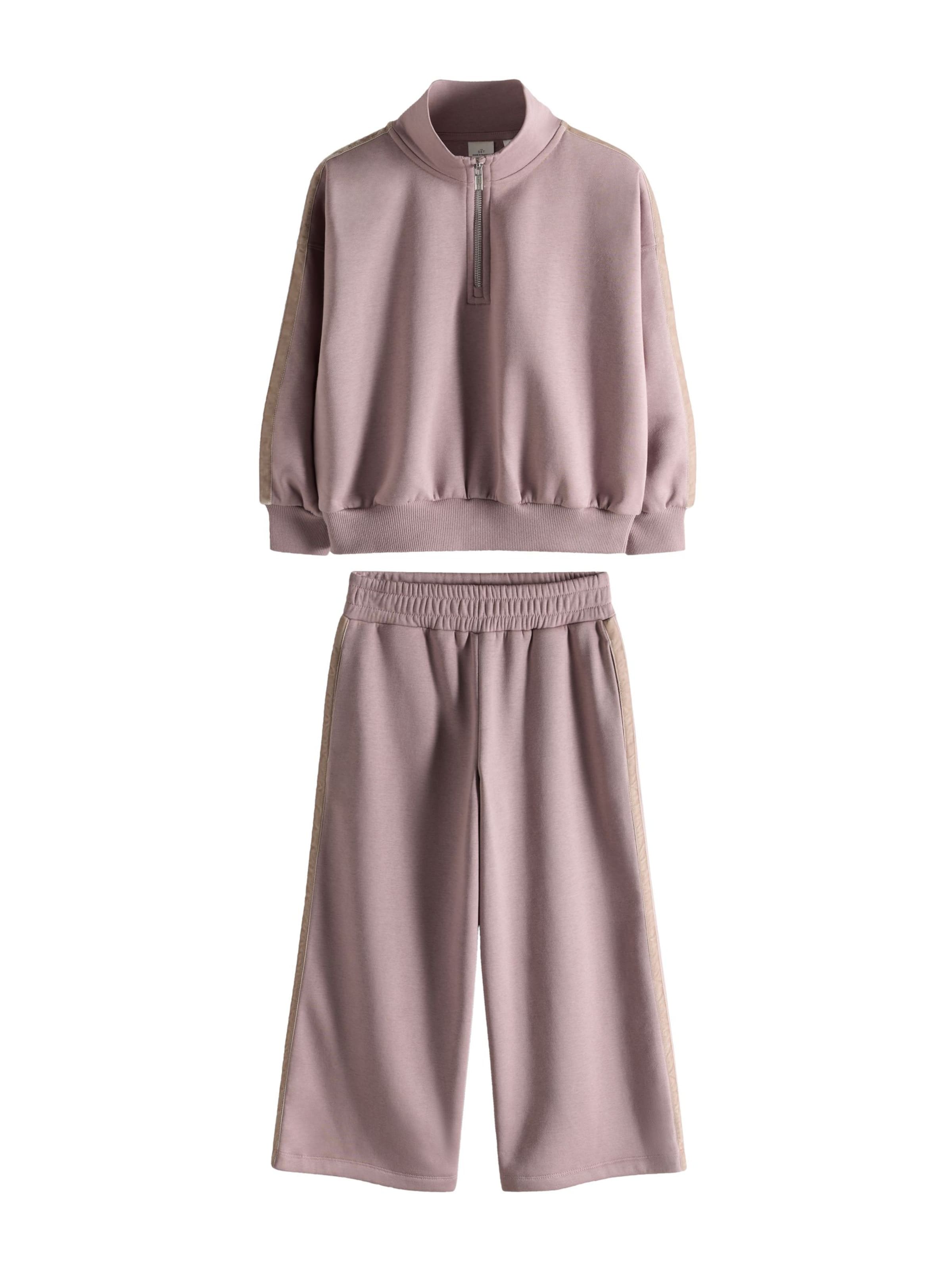 The Set Sweatsuit in Purple: front