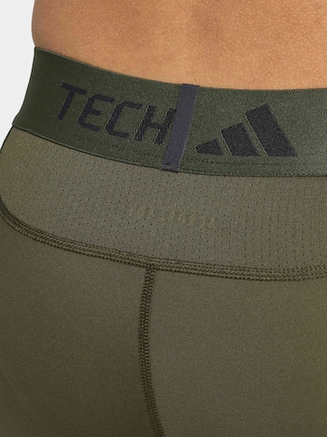 ADIDAS PERFORMANCE Skinny Sportovní kalhoty – zelená