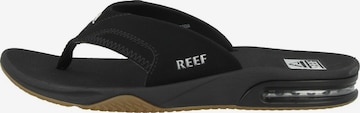 Claquettes / Tongs 'Fanning' REEF en noir