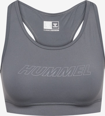 Hummel Sports bra 'TE FUNDAMENTAL' in Grey: front