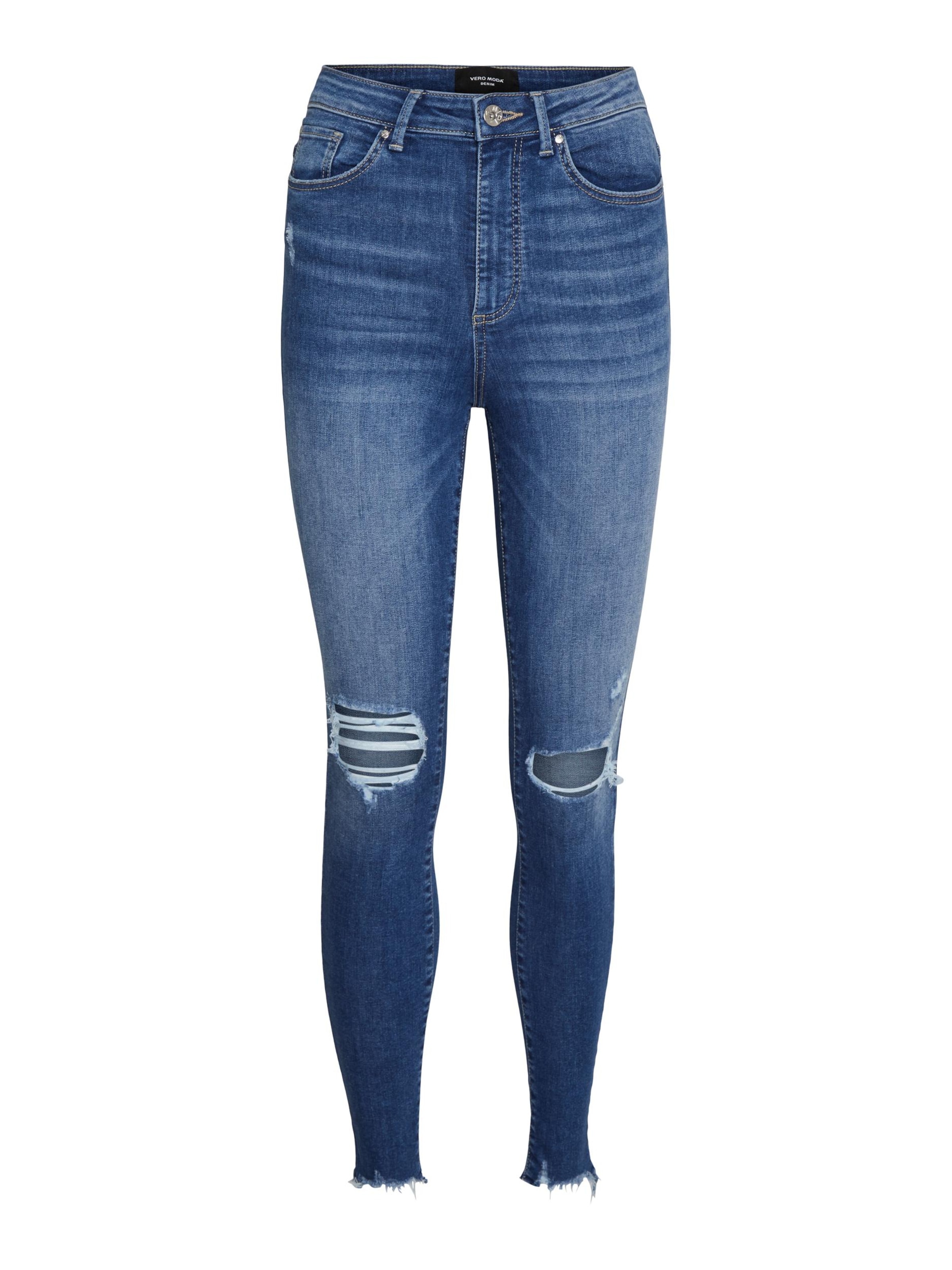 VERO MODA Skinny Jeans 'Sophia' in Blue: front