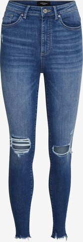 Skinny Jeans 'Sophia' de la VERO MODA pe albastru: față