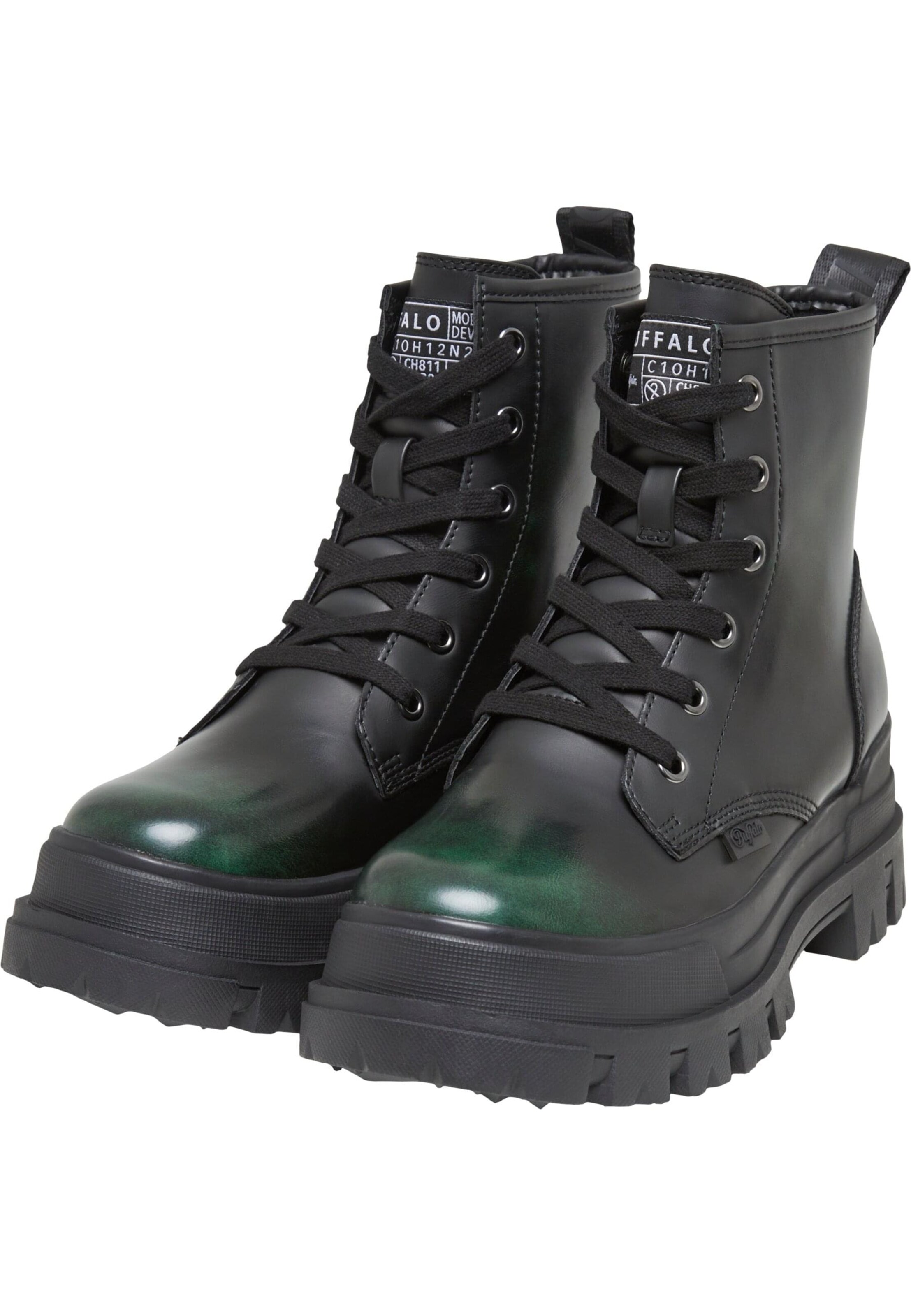 BUFFALO Veterlaarsjes 'Aspha' in Zwart