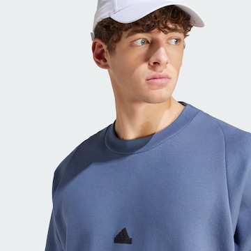 ADIDAS SPORTSWEAR Athletic Sweatshirt 'Z.N.E. Premium' in Blue