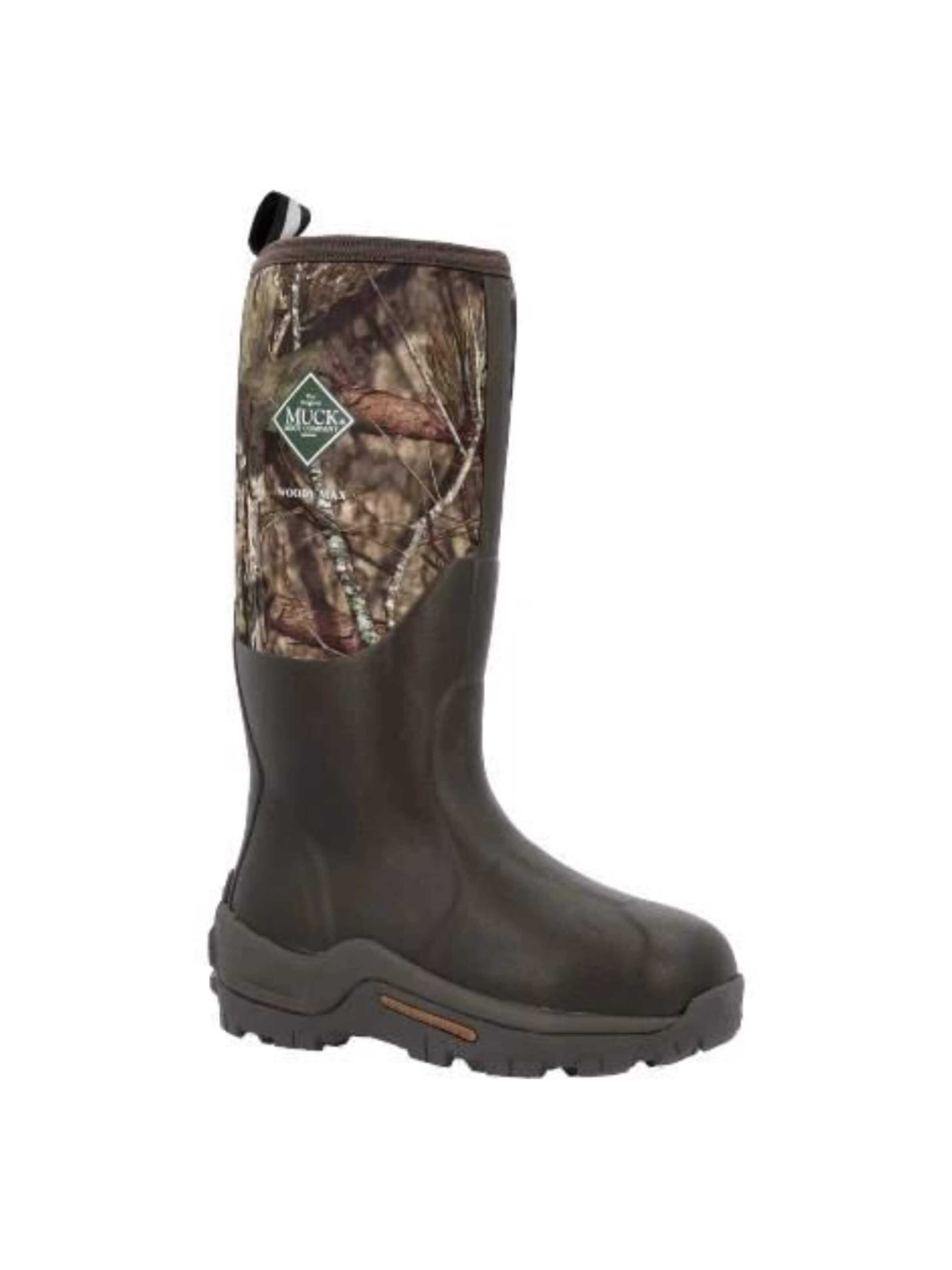 Stivale di gomma outdoor 'MEN'S WOODY MAX - NEW CAMO' di Muck boot in marrone: frontale