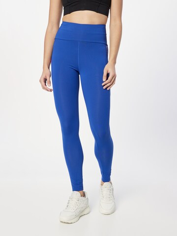 Skinny Pantalon de sport ESPRIT en bleu : devant