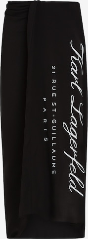 juoda Karl Lagerfeld Paplūdimio rankšluostis: priekis