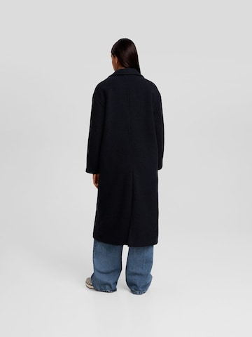 Bershka Between-seasons coat in Blue