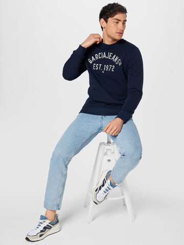 GARCIA Sweatshirt in Blau