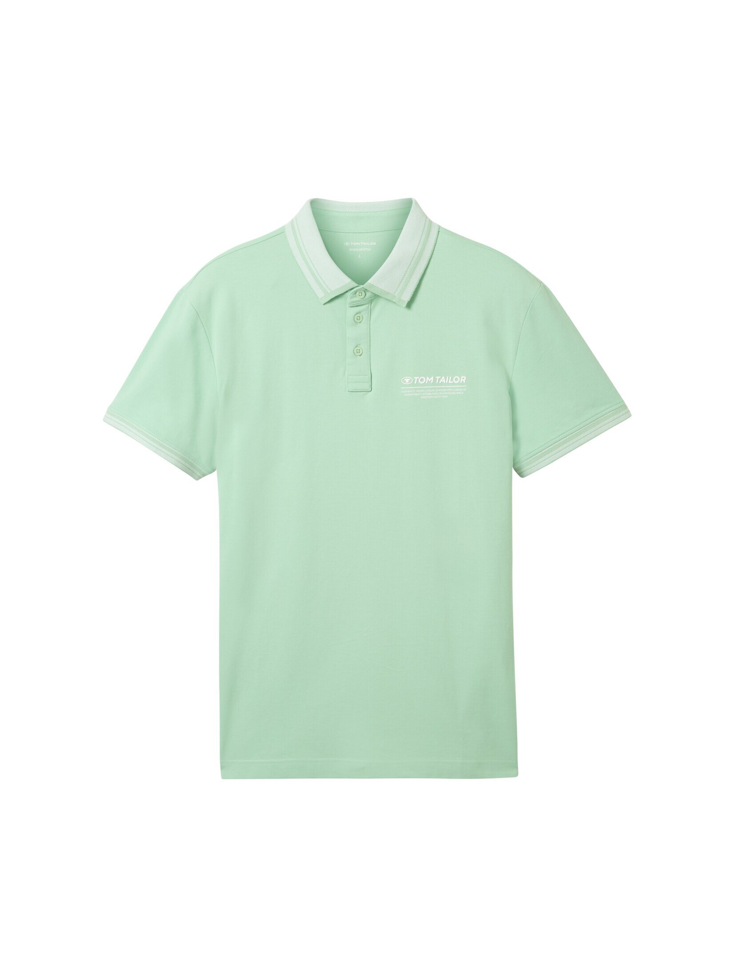 T-Shirt TOM TAILOR en vert : devant