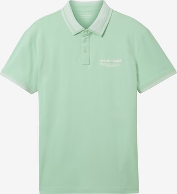 T-Shirt TOM TAILOR en vert : devant