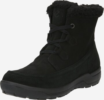 ECCO Lace-Up Boots 'TRACE LITE' in Black: front