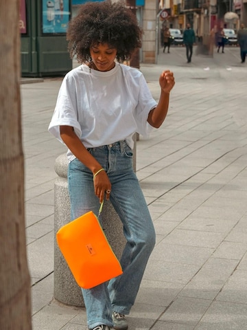 Mywander Clutch 'Neoprene' in Orange