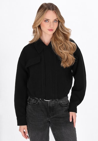 Veste mi-saison DreiMaster Vintage en noir : devant