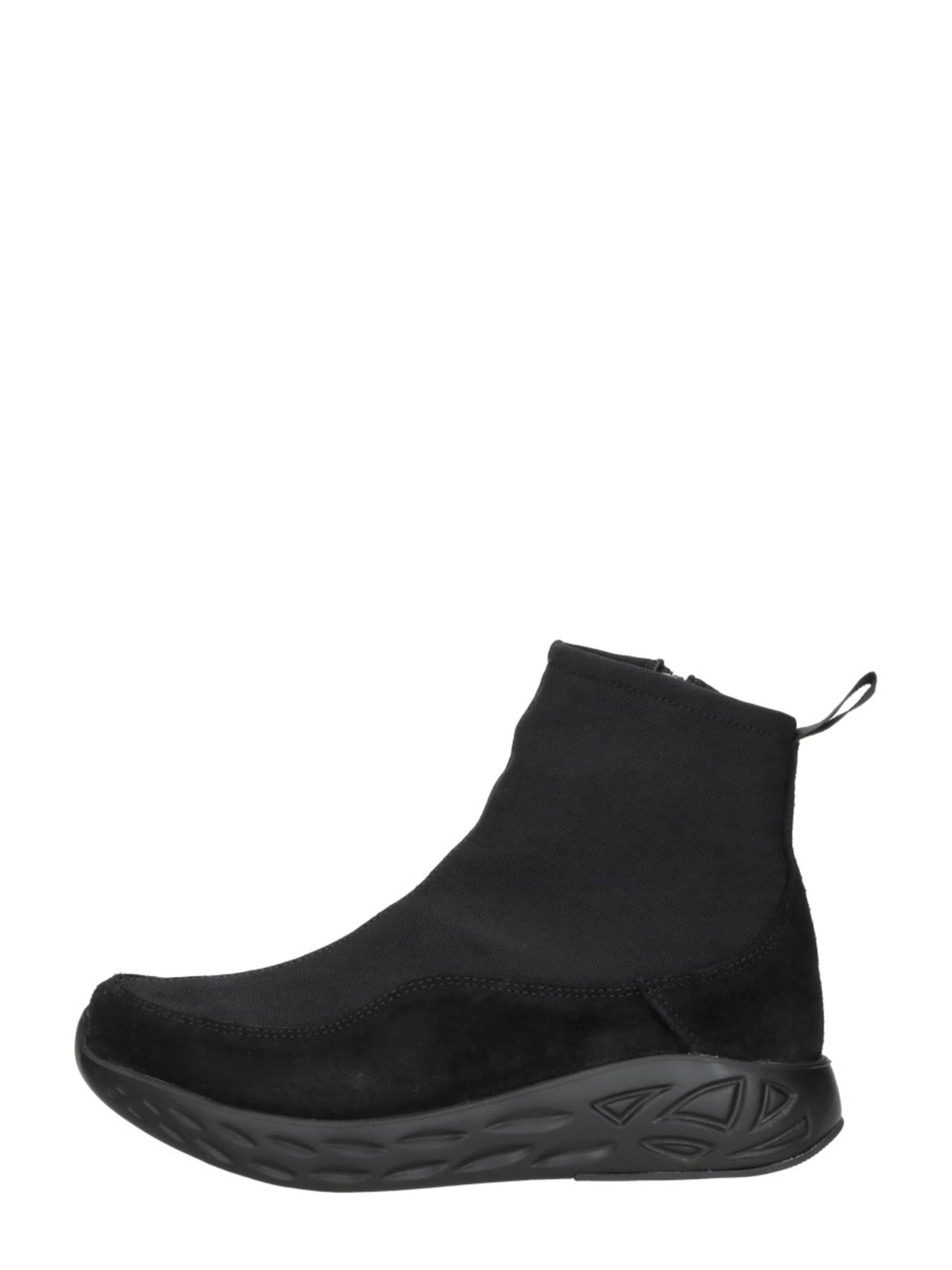 Wolky Boots 'Rebound' in Zwart: voorkant