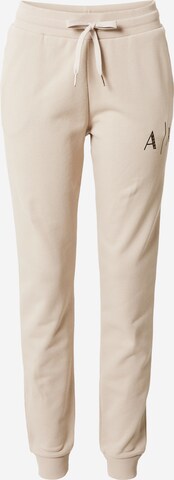 Effilé Pantalon ARMANI EXCHANGE en beige : devant