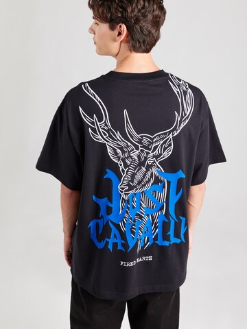 Just Cavalli Tričko – černá: přední strana