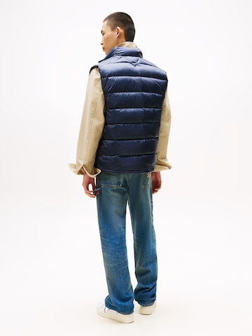 Tommy Jeans Brezrokavnik | modra barva